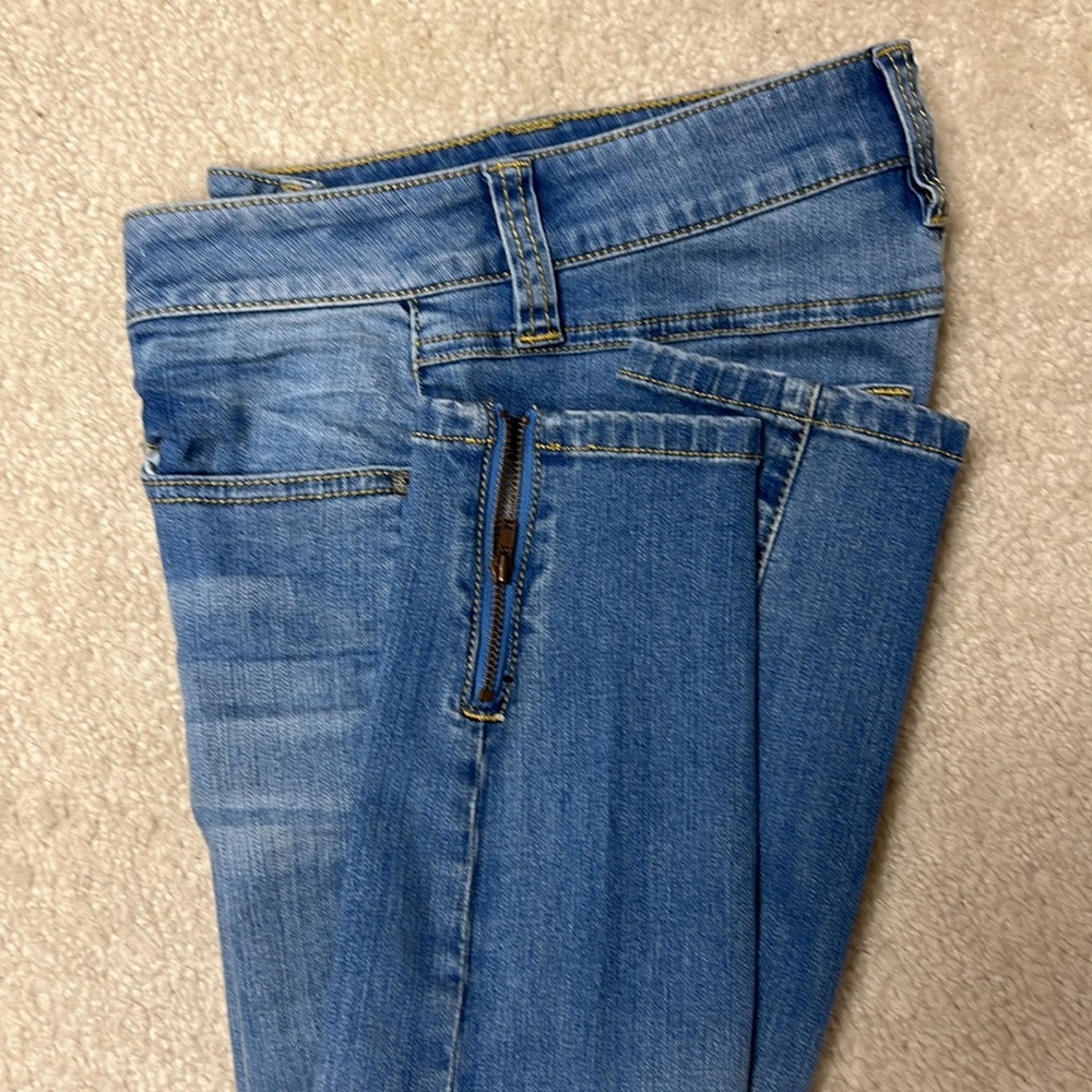 $4.99 SHIPPING EUC CAbi La Jolla Cropped Super Skinny Jeans